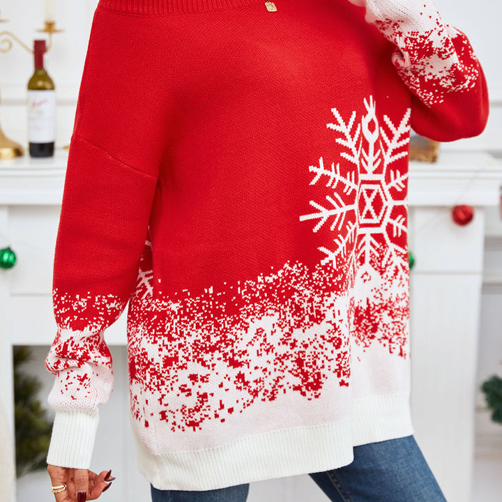 Off-Shoulder Long Sleeve Sweater