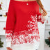 Off-Shoulder Long Sleeve Sweater