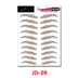4D Eyebrow Tattoo Sticker Hair-Like False Eyebrows Waterproof Long Lasting Water Transfer Eye Brow Stickers Makeup Cosmetics