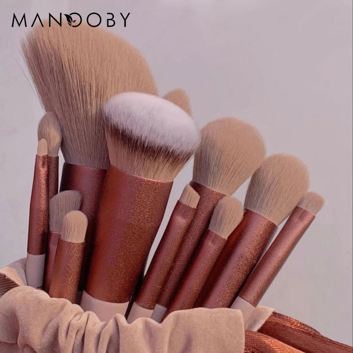 13Pcs Makeup Brushes Set Foundation Blush Powder Eyeshadow Beauty Tool
