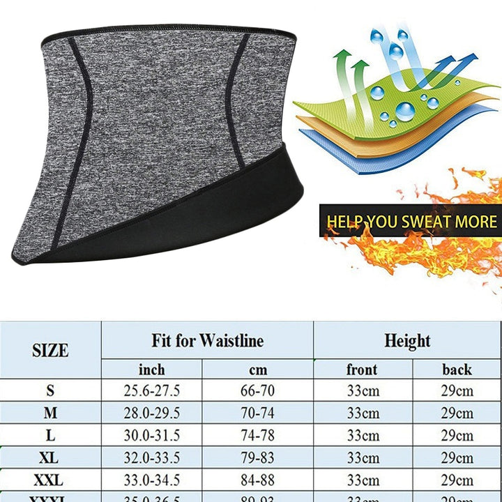 NINGMI Men Body Shaper Waist Trainer Fat Compression Brace Modeling Belt Tummy Trimmer Strap Slimming Cincher Neoprene Shapewear