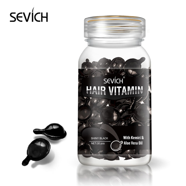 Smooth Silky Hair Vitamin Moroccan Oil Capsule Keratin